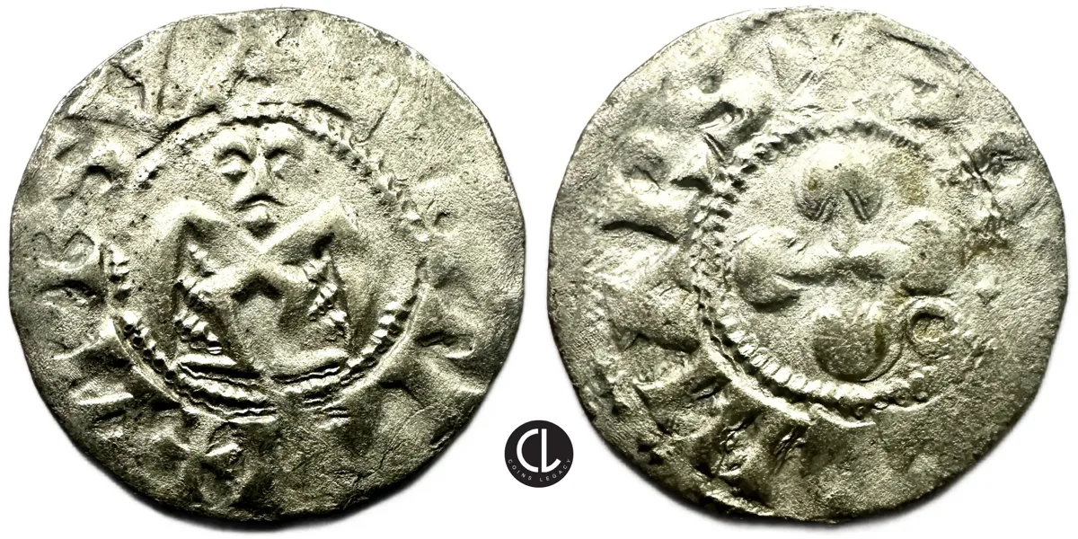 Provincial, Valence el Die, Uncertain Bishop, AR Denier, Valence Mint, 13th Century AD