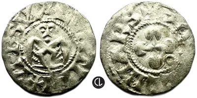 Provincial, Valence el Die, Uncertain Bishop, AR Denier, Valence Mint, 13th Century AD