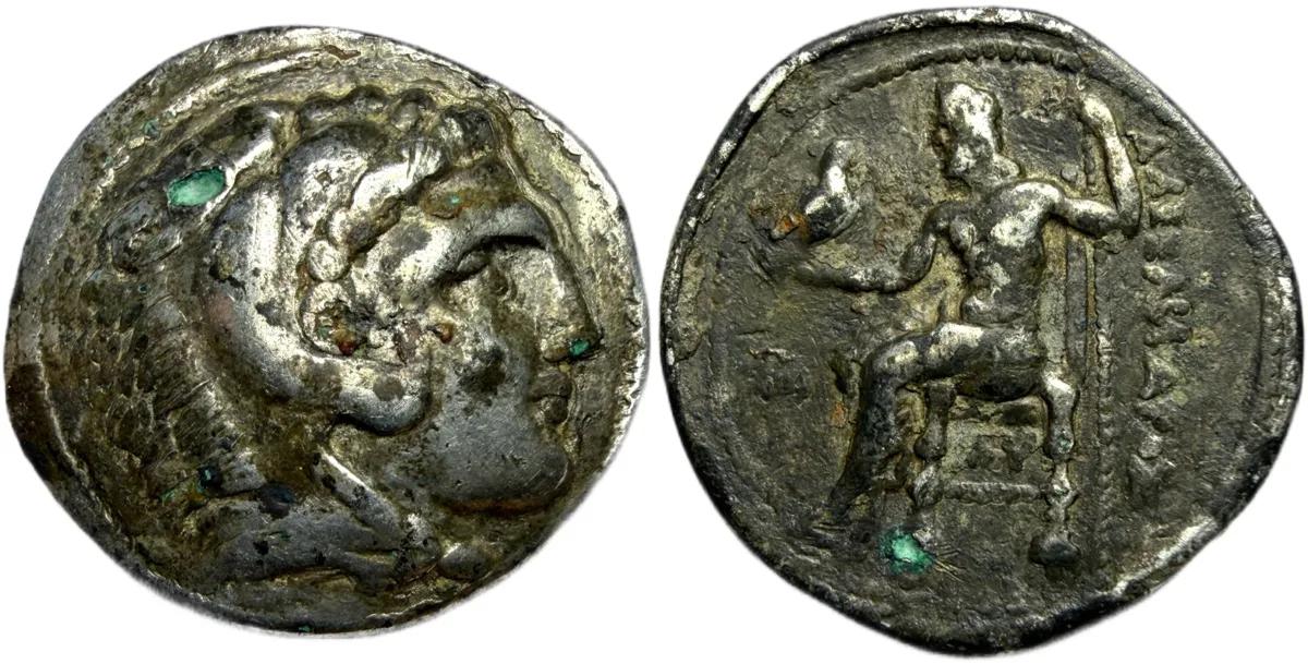 MACEDON. Alexander III. Fourreé Tetradrachm, Babylon mint, circa 323-32