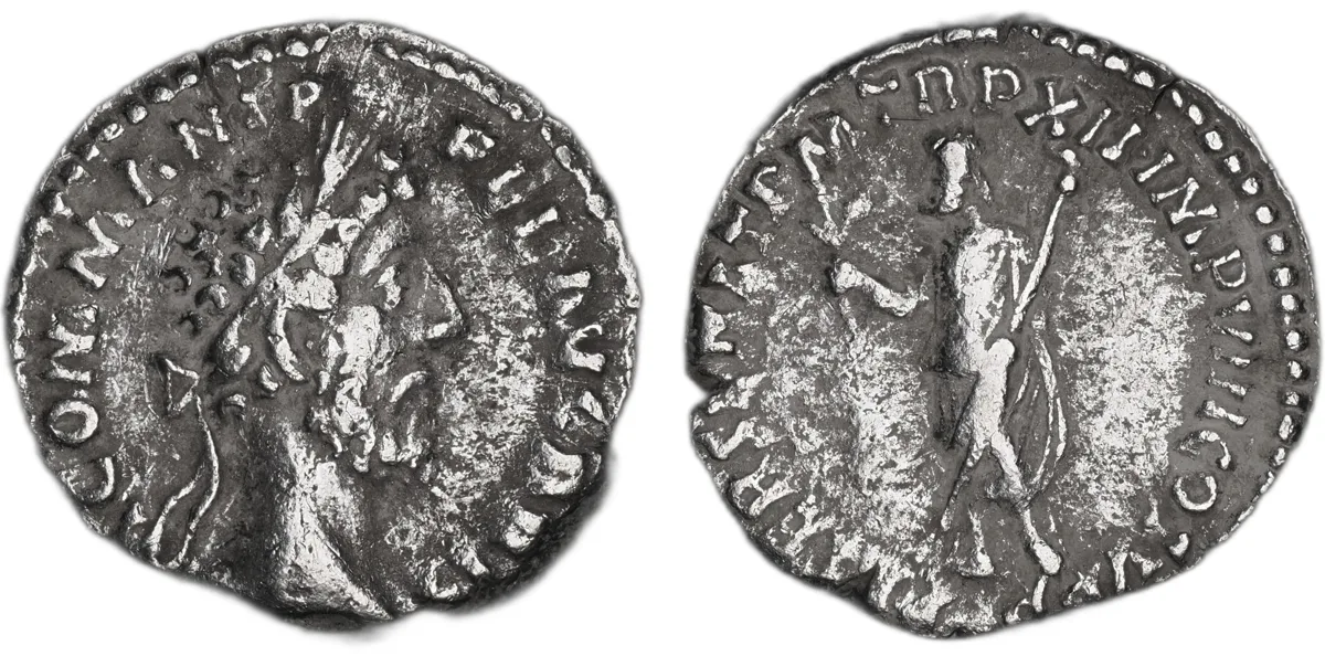 Commodus, denarius, silver, reign 179–192, minted 186–187