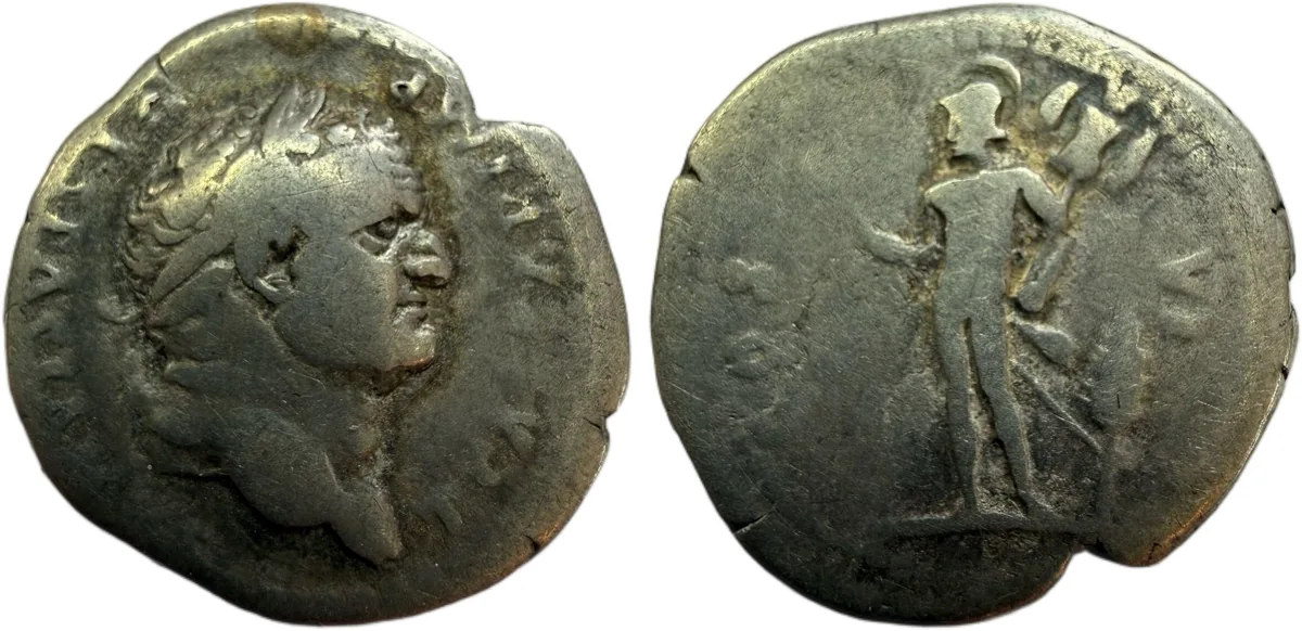 Titus, AR denarius,