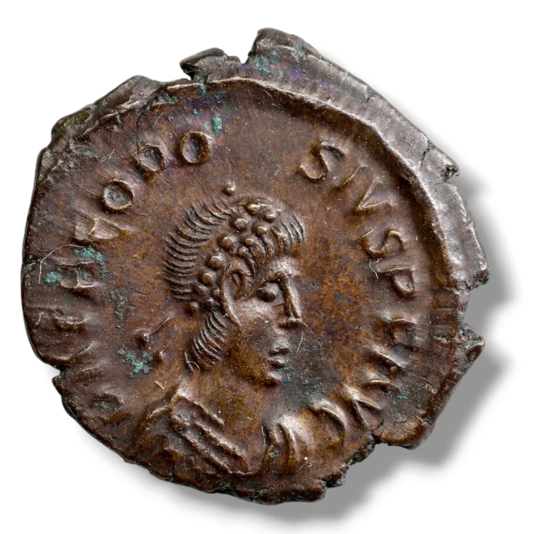 Theodosius I (AD 379-395) – AE4, Cyzicus Mint – SALVS REIPVBLICAE