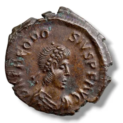 Theodosius I (AD 379-395) – AE4, Cyzicus Mint – SALVS REIPVBLICAE