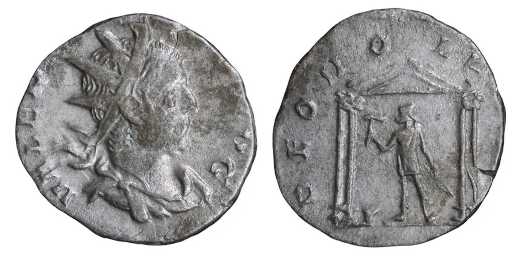 253-260 AD Valerian I BI Antoninianus • Colonia Agrippinensium