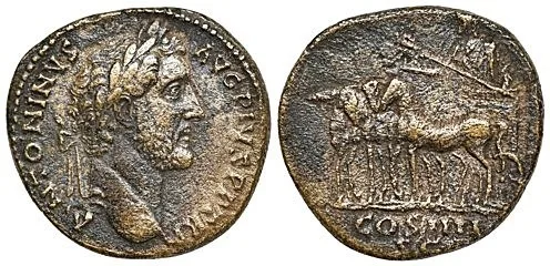 Antoninus Pius - Bronze Sestertius - A.D. 145-147 - COS IIII SC - RIC III # 767A