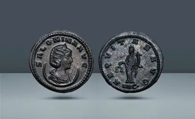 Roman Empire, Syria. Salonia as Augusta, 254 - 268 AD Antioch, 13th emission, c. 266 - 268 AD