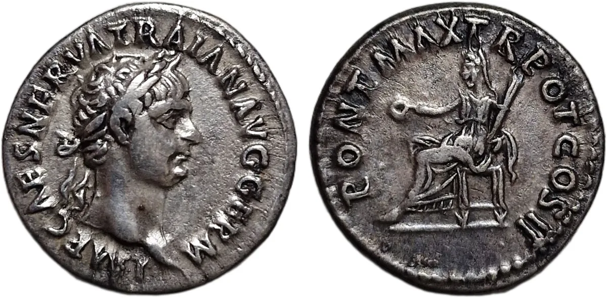Traianus  Denarius 98-117 AD