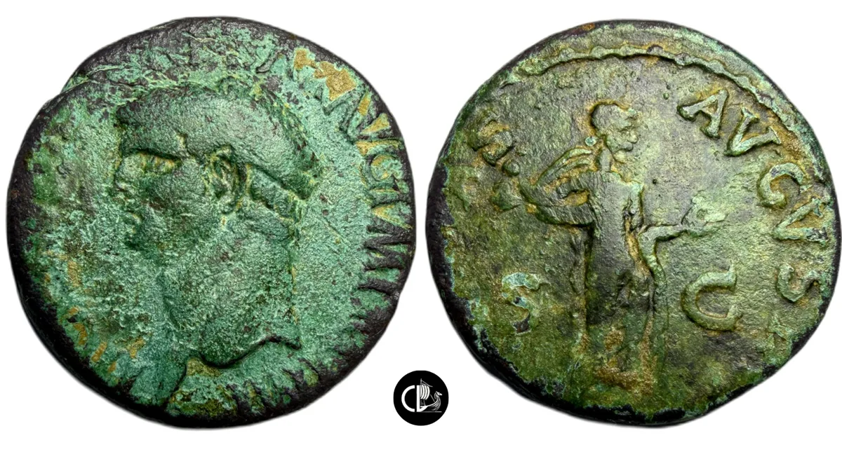 Claudius. AD 41-54. AE As. Rome mint. Struck AD 41-42