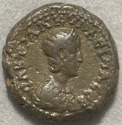 Tranquillina 241-244 EGYPT Alexandria Potin Tetradrachm