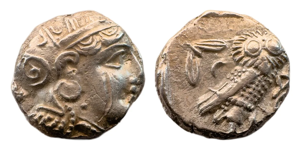 Athens — Tetradrachm, Athena & Owl