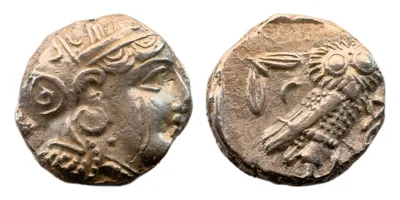 Athens — Tetradrachm, Athena & Owl