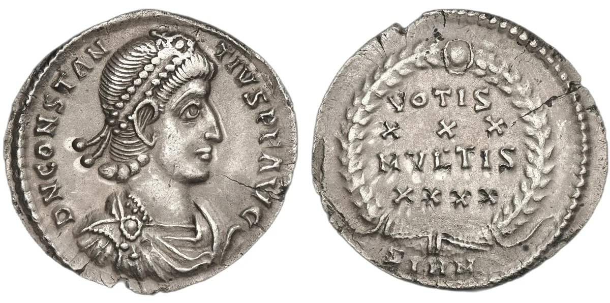 Constantius II, 337-361, Siliqua