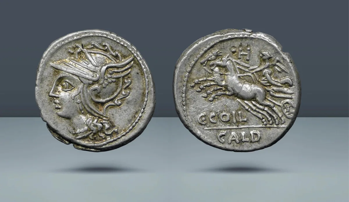 Roman Republic. C. Coelius Caldus. Rome, 104 BC